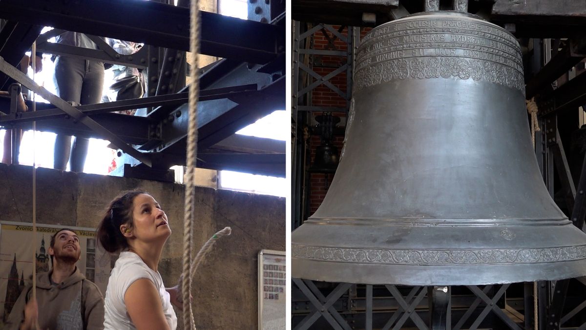 Šestice zvonů z katedrály svatého Víta opět svátečně rozezněla Prahu